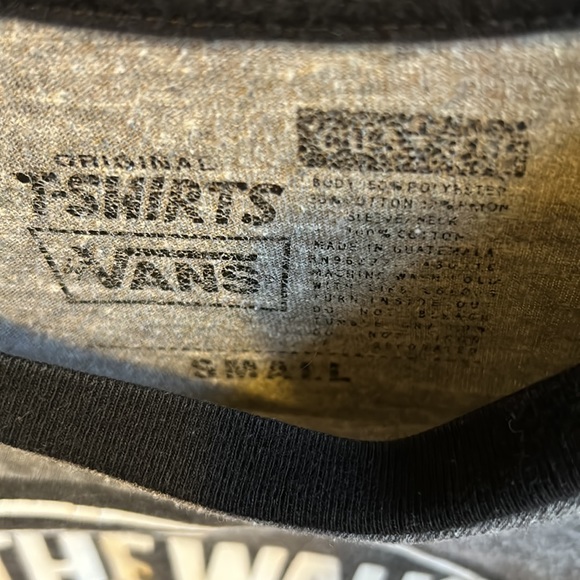 Vans Three Quarter Sleeve Tee Size Small - Picture 3 of 4